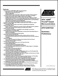 Click here to download AT91SAM7S32 Datasheet