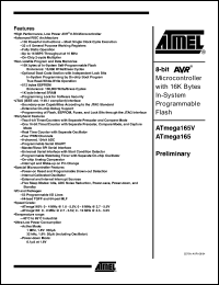 Click here to download ATmega165V-8MJ Datasheet