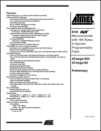 Click here to download ATmega165V-8MI Datasheet