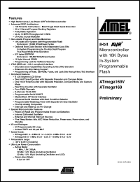 Click here to download ATmega169V-8MJ Datasheet