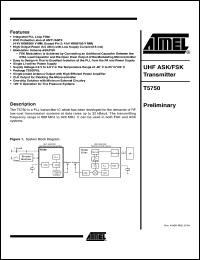 Click here to download T5750-6AQ Datasheet