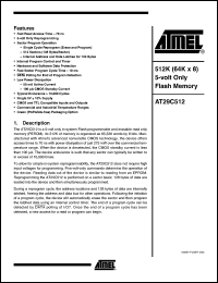Click here to download AT29C512 Datasheet