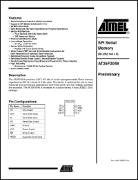 Click here to download AT25F2048 Datasheet