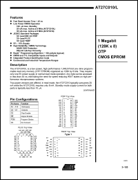 Click here to download AT27C010L Datasheet