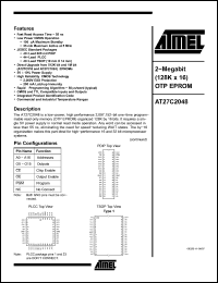 Click here to download AT27C2048-55 Datasheet