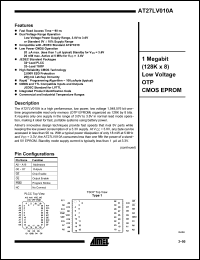 Click here to download AT27LV010A Datasheet