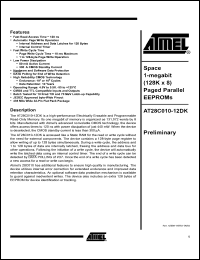 Click here to download AT28C010-12DK Datasheet