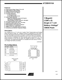 Click here to download AT29BV010A-20 Datasheet