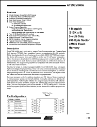 Click here to download AT29LV040A Datasheet