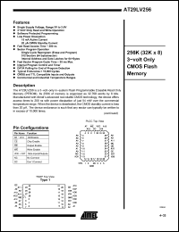 Click here to download AT29LV256 Datasheet