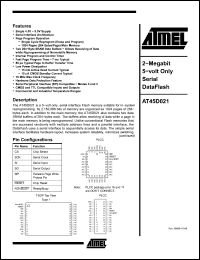 Click here to download AT45D021 Datasheet