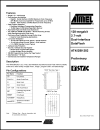 Click here to download AT45DB1282-TI Datasheet