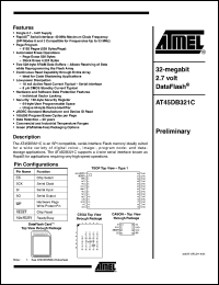 Click here to download AT45DB321C Datasheet
