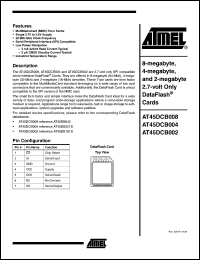 Click here to download AT45DCB002 Datasheet