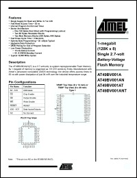 Click here to download AT49BV001AN-55TI Datasheet