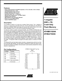 Click here to download AT49BV1024A Datasheet