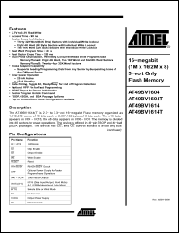Click here to download AT49BV1604T-11UI Datasheet