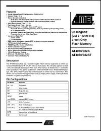 Click here to download AT49BV322A-70TI Datasheet