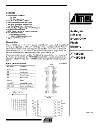 Click here to download AT49F080 Datasheet