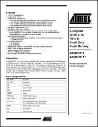 Click here to download AT49F8011-90TC Datasheet