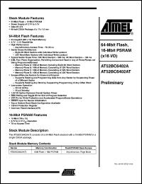 Click here to download AT52BC6402A-70CI Datasheet