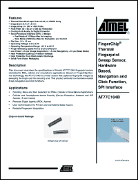 Click here to download AT77C104B Datasheet