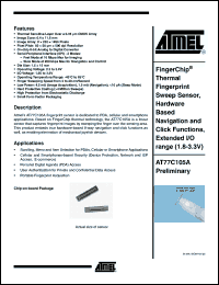 Click here to download AT77C105ACB08V Datasheet