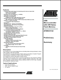 Click here to download AT83C5132 Datasheet