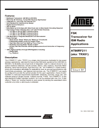 Click here to download AT86RF211 Datasheet