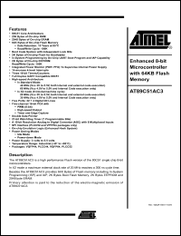 Click here to download AT89C51AC3 Datasheet