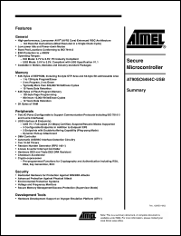 Click here to download AT90SC6464C-USB Datasheet