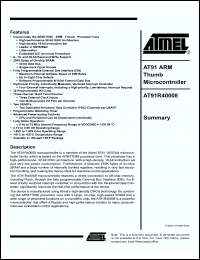 Click here to download AT91R40008 Datasheet