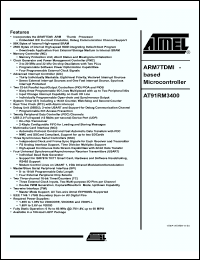 Click here to download AT91RM3400-AI-001 Datasheet