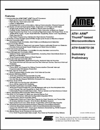 Click here to download AT91SAM7S128 Datasheet