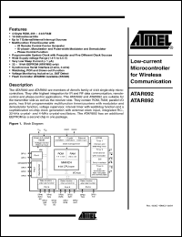 Click here to download ATAR092 Datasheet