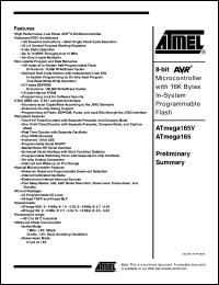 Click here to download ATMEGA165 Datasheet