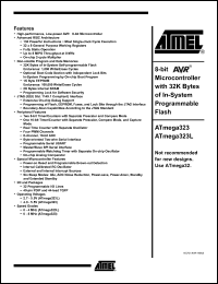 Click here to download ATmega323L-4AI Datasheet