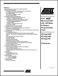 Click here to download ATmega169L-8MI Datasheet