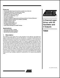 Click here to download T0800 Datasheet