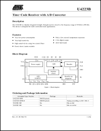 Click here to download U4223B-MFSG3 Datasheet