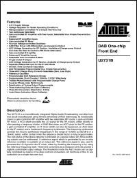 Click here to download U2731B-NFNG1 Datasheet