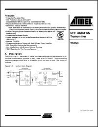 Click here to download T5750-6AQJ Datasheet