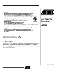 Click here to download U2741B-NFBY Datasheet
