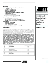 Click here to download AT88SC1003-09PT-00 Datasheet