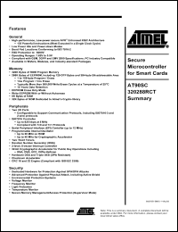 Click here to download AT90SC320288RCT Datasheet