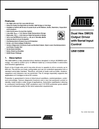 Click here to download U6815BM-NFLY Datasheet