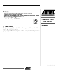 Click here to download U6043B-MFPG3Y Datasheet