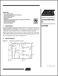 Click here to download U4793B-MFPY Datasheet