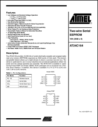 Click here to download AT24C164-10PU-1.8 Datasheet