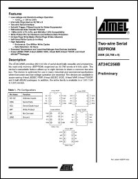 Click here to download AT24C256BY1-10YU-1.8 Datasheet
